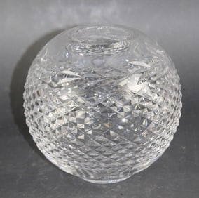 Waterford cut crystal Glandore rose vase