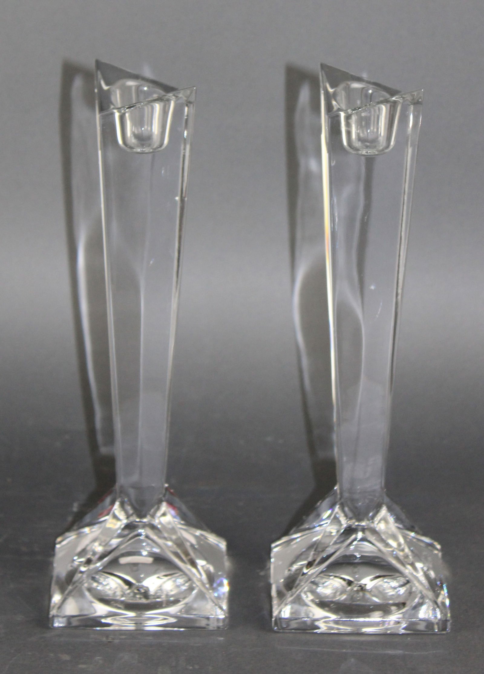 Pair of Rosenthal crystal candlesticks (1 of 6)