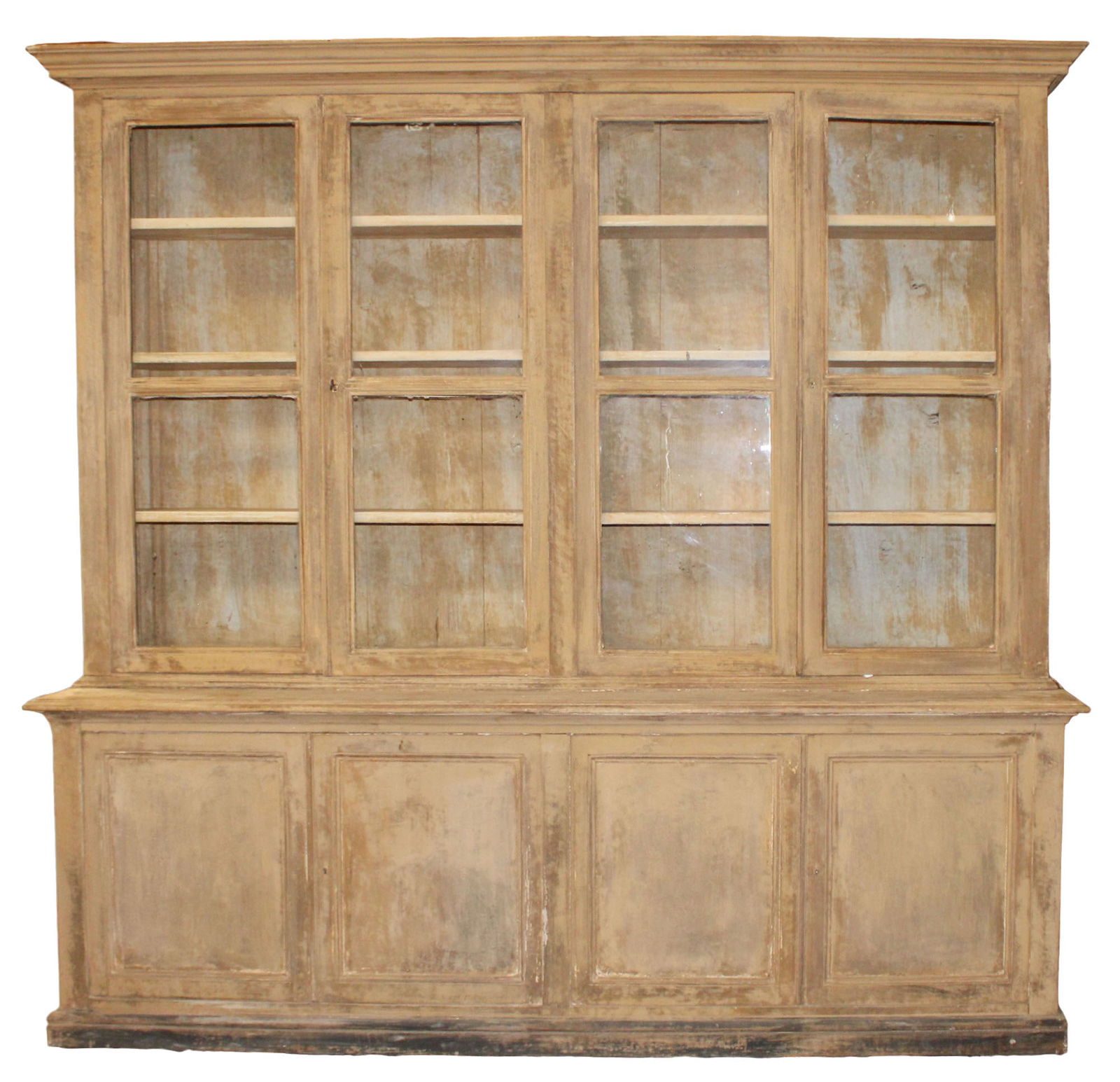 French painted marble top store counter (1 of 7)