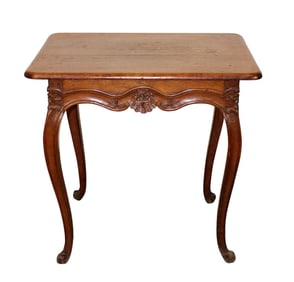 French Louis XV 18th century side table in oak