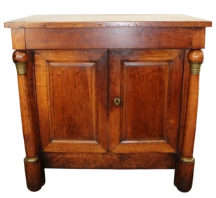 French Empire buffet bas in walnut
