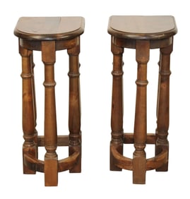 Pair of French cantor or monk's stools