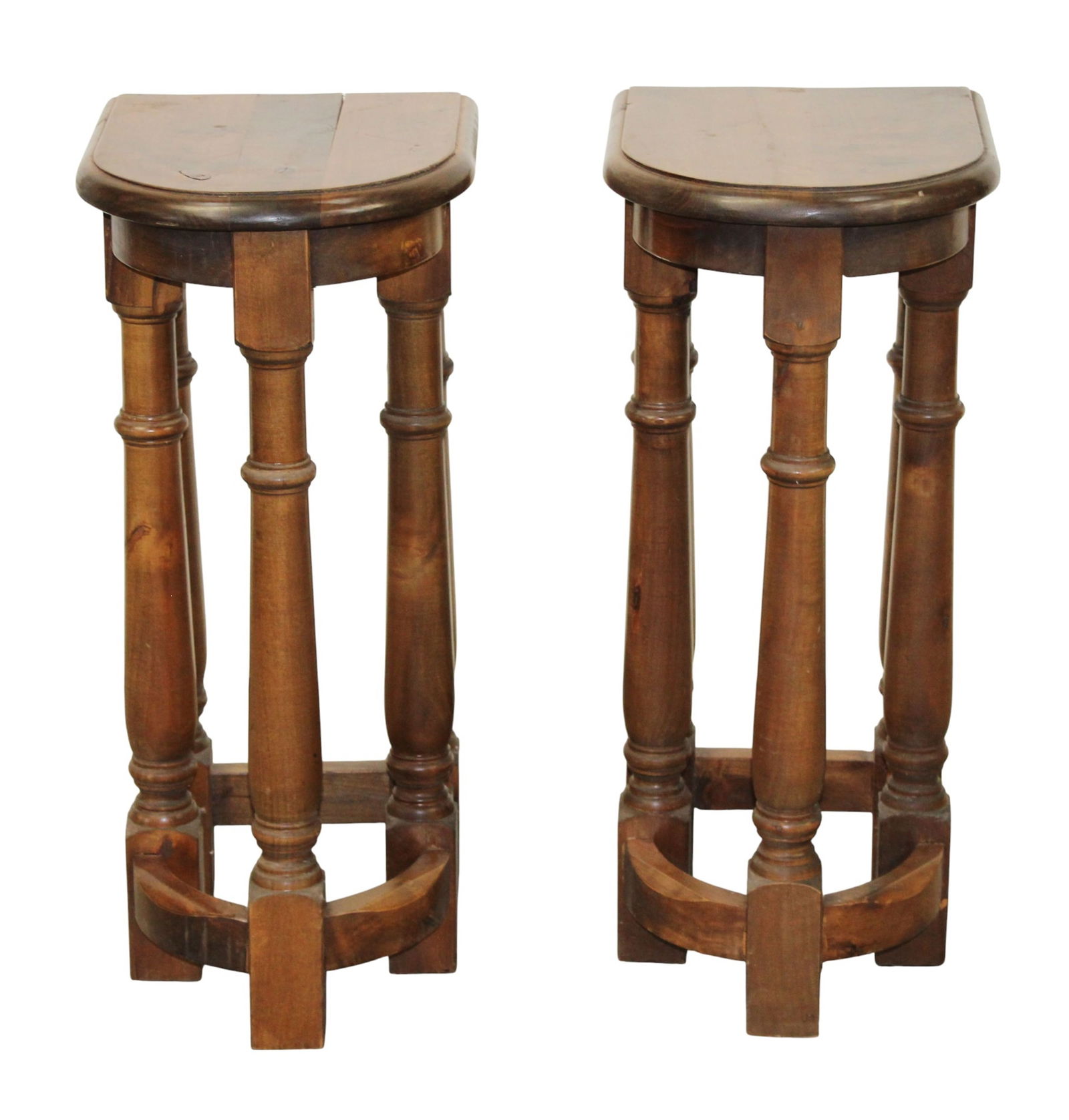 Pair of French cantor or monk's stools (1 of 6)