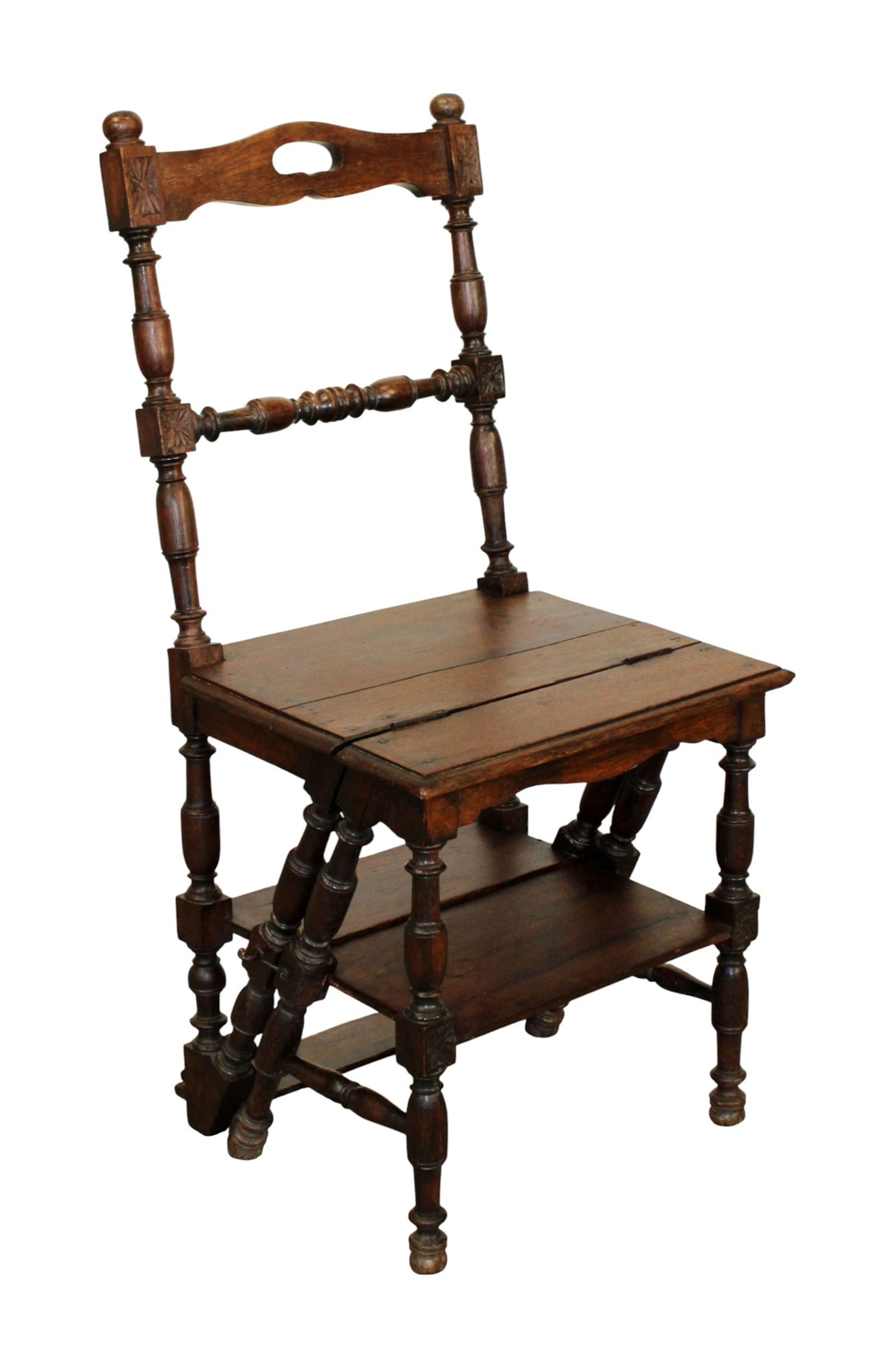 French convertible folding library ladder chair (1 of 7)