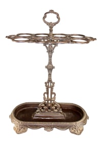 French cast iron umbrella stand