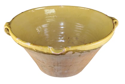 French glazed terra cotta tian bowl