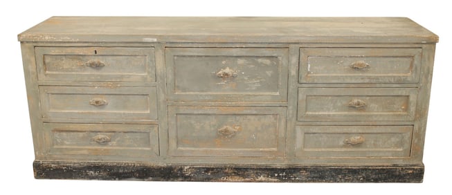 French 8 drawer store counter
