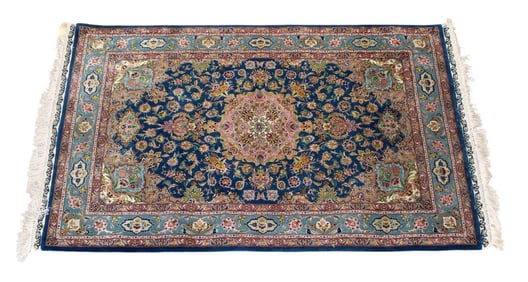 Fine silk rug 5'2" x 3'3"