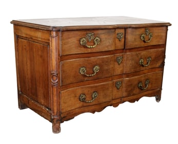 French 18th century 3 drawer parquetry commode