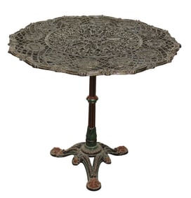 Falkirk Iron Company cast iron zodiac garden table