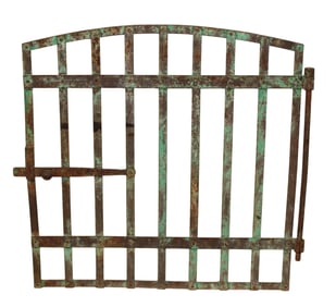 French iron small garden gate