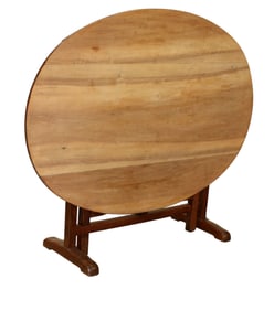 French tilt top vintners table