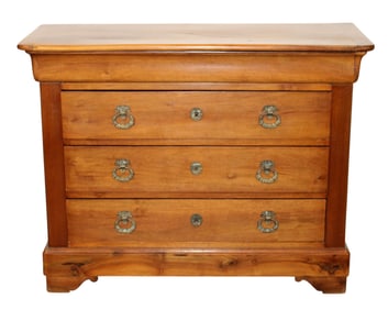 French provincial 4 drawer chest of drawers