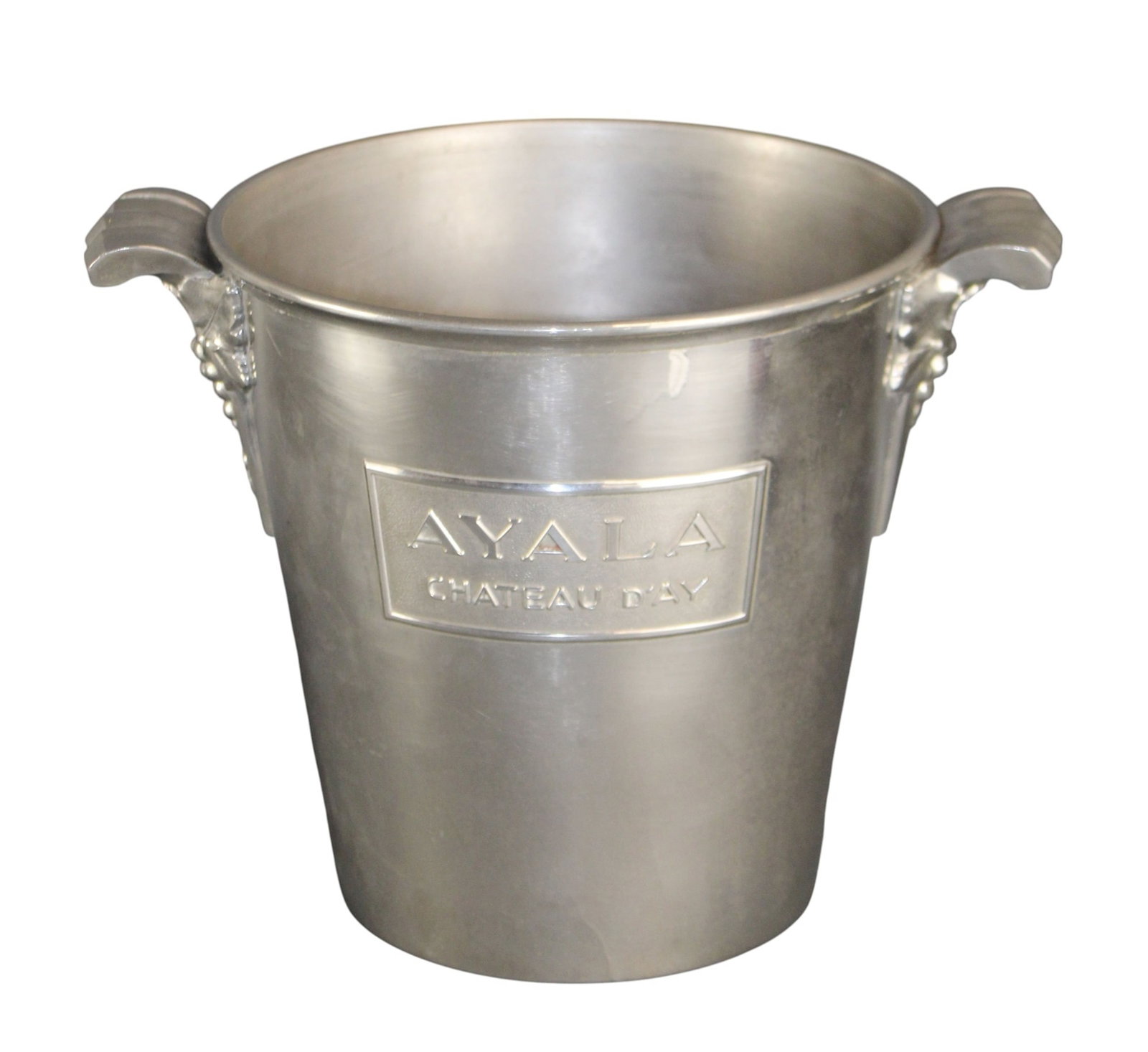 French Diem Paris Ayala Chateau D'Ay champagne bucket: French Diem Paris Ayala Chateau D'Ay champagne bucket. 8"h x 10 1/2"w Weight:2 lbs.