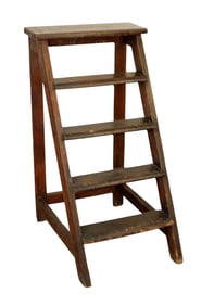 French Provincial library ladder
