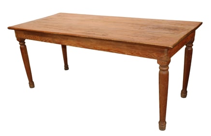 American Pine farmhouse table