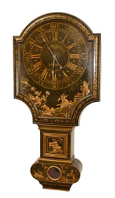 Chinoiserie style painted clock case