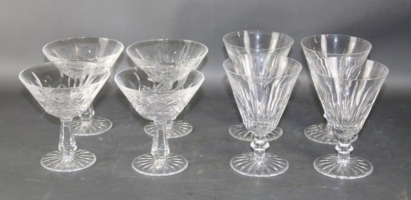 Lot of 8 Waterford crystal glasses