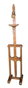 American oak adjustable artist easel