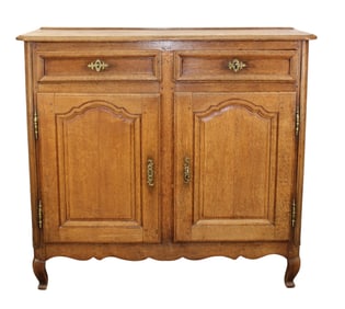 French Provincial 2 door buffet bas in oak