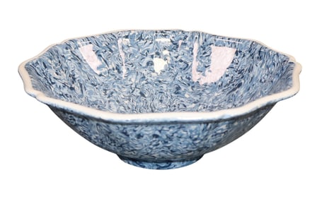 French Atelier Yvonne Rigo Aptware ruffle edge bowl