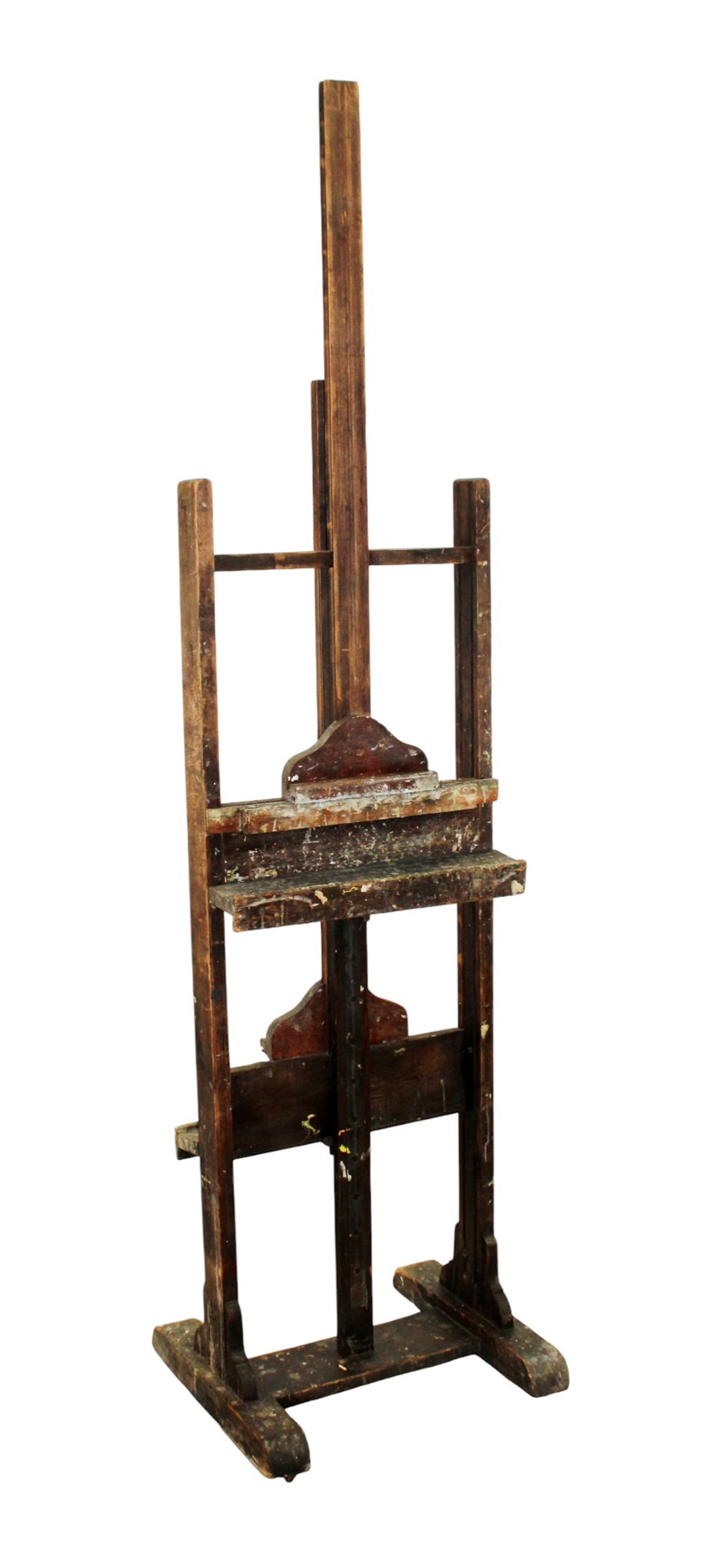 French adjustable double sided artist easel in oak (1 of 7)