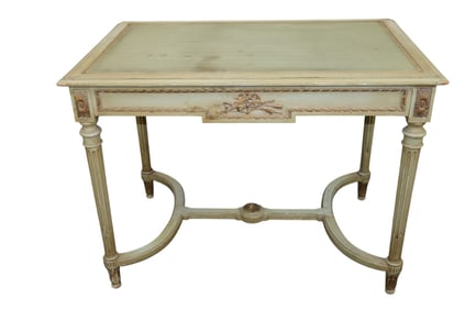 French Louis XVI style center table or bureau plat desk