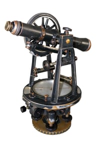 W. & L.E Gurley surveyor's transit in case