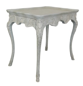 Louis XV side table in painted finish