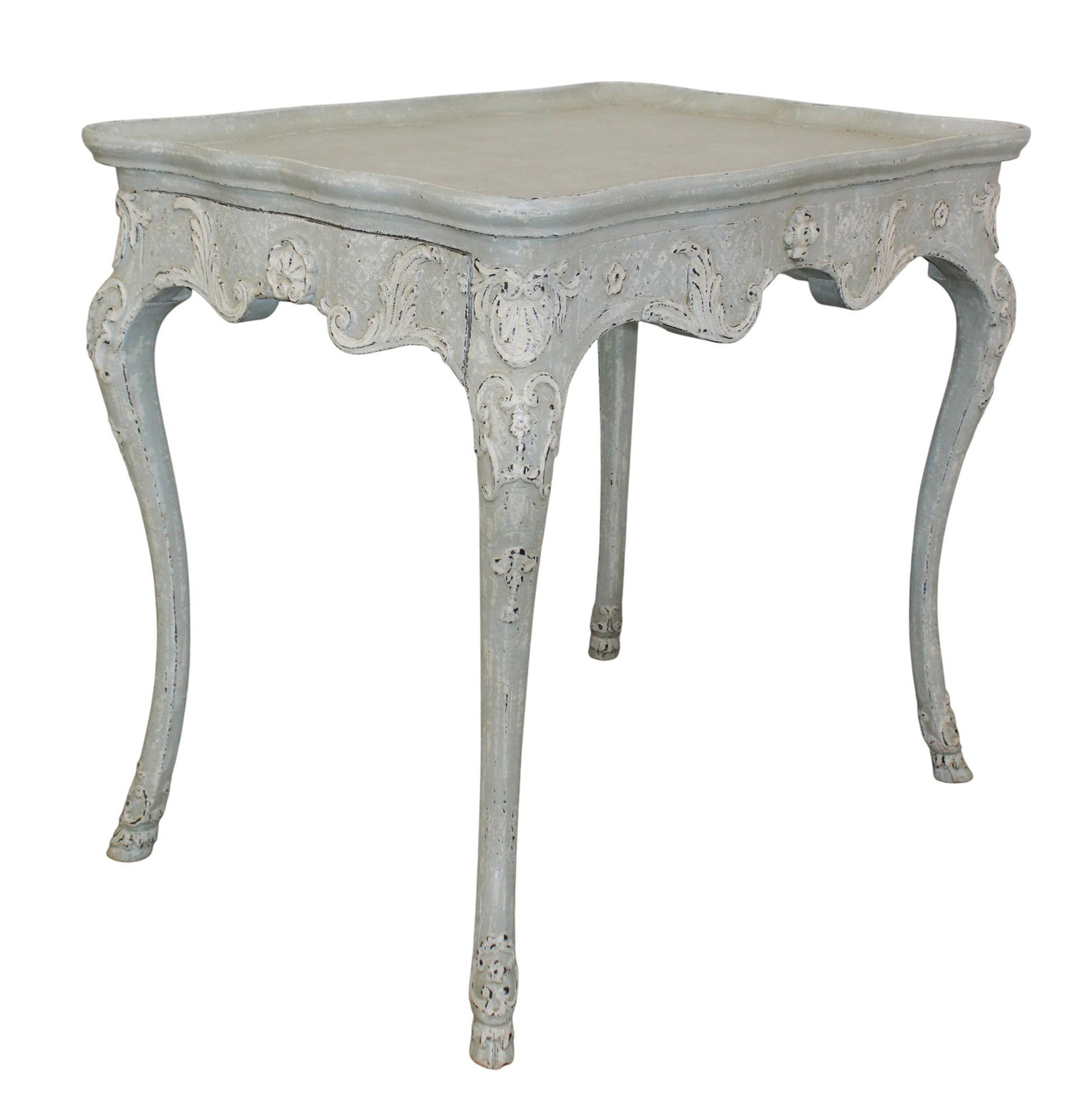 Louis XV side table in painted finish (1 of 11)