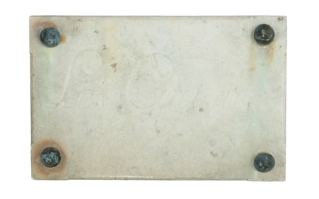French marble wall sign "Les Cerisiers"