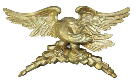 French carved giltwood eagle