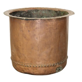 French copper riveted boiler