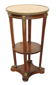 French Louis XVI pedestal side table