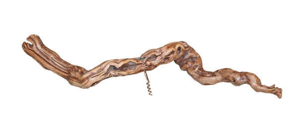 French burled grape wine bottle opener