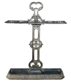 French cast iron umbrella stand