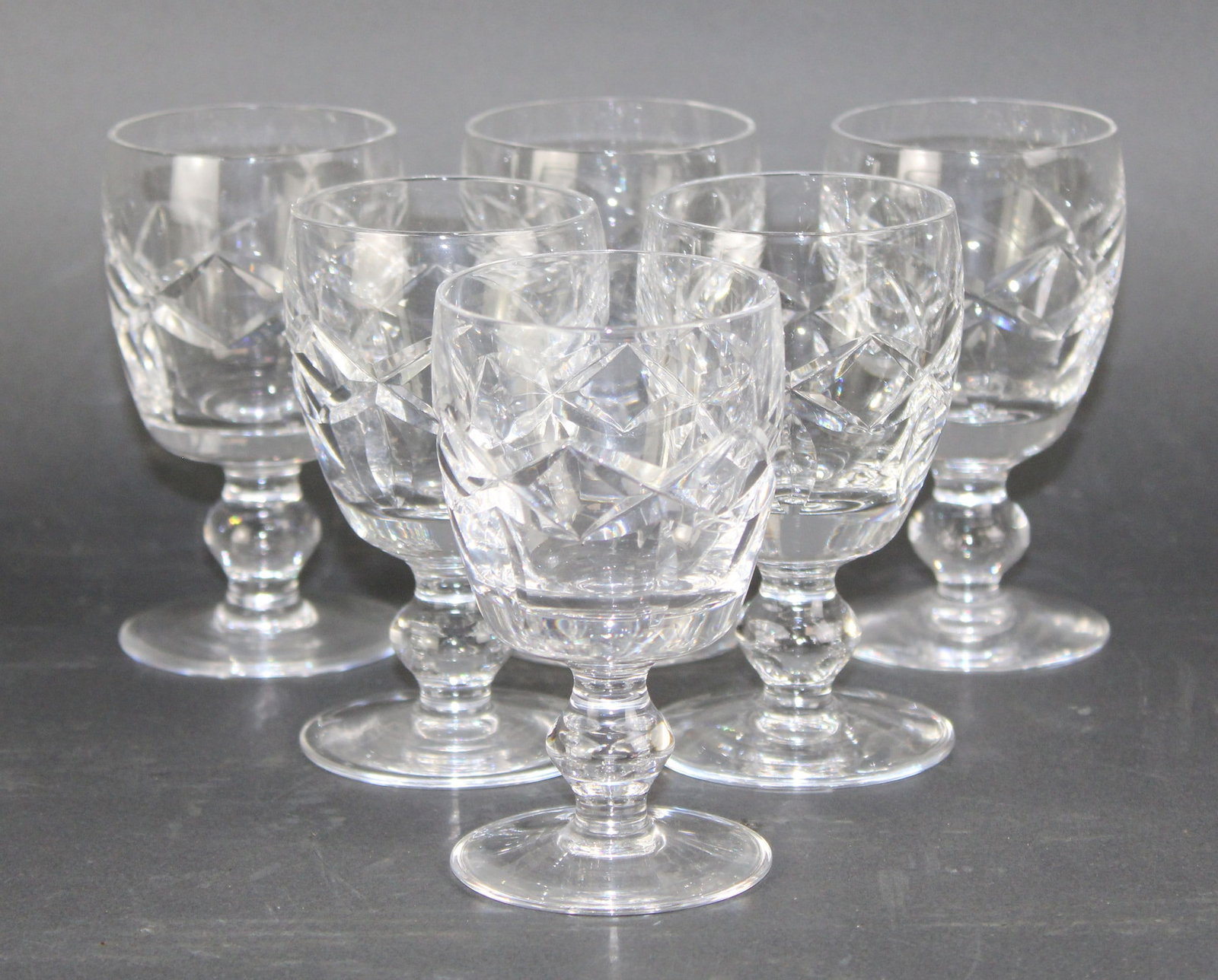 Set of 6 Waterford crystal aperitif glasses: Set of 6 Waterford crystal aperitif glasses