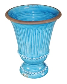 Italian glazed ceramic vase