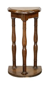 French cantors stool in oak