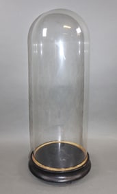 French glass collector's dome