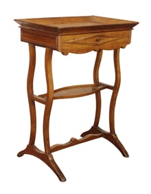 French Directoire table a tricoteuse