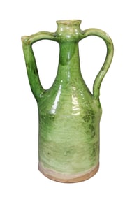 French St. Jean de Fos Cruche de Barque pottery jug