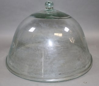 French blown glass oversized garden cloche
