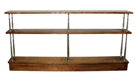 French tiered bistro etagere in oak