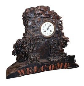 French Black Forest clock