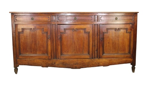 French Directoire 3 door enfilade in walnut