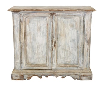 Swedish 2 door buffet cabinet in pine with painted finish