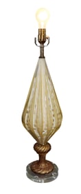 Italian Murano glass lamp
