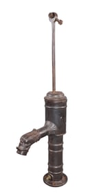 French cast iron water fountain pump