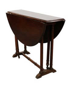 English drop side gate leg table